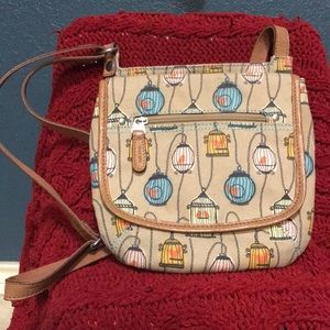 Fossil birdcage purse